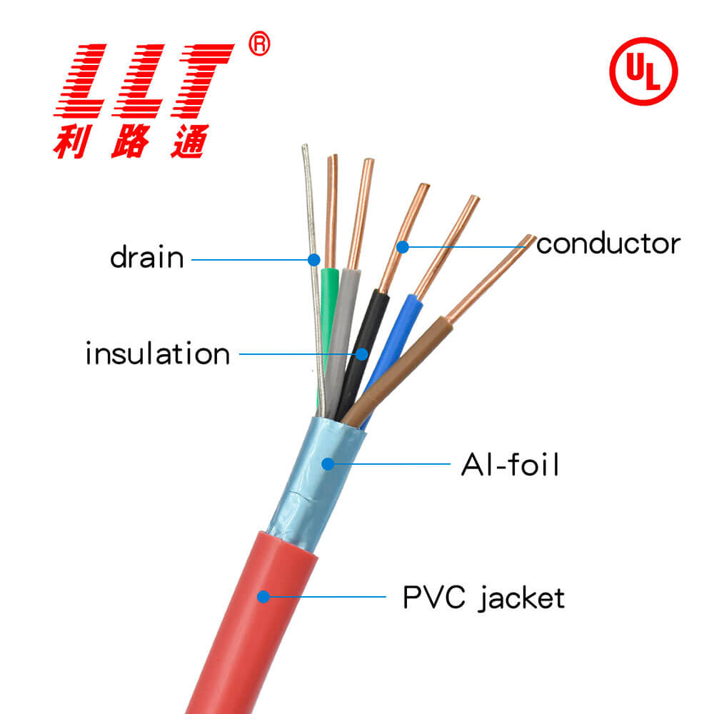 5C/21AWG Solid CL3R(CL2R) Fire Alarm Cable